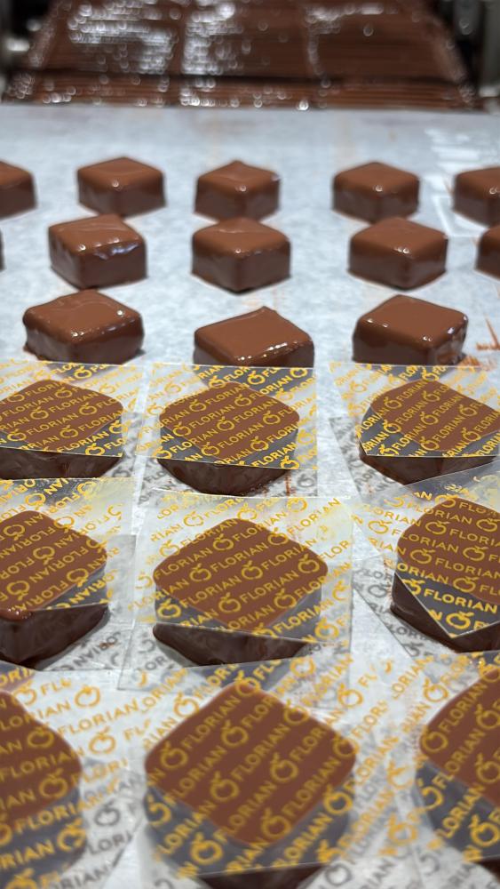 fabrication des chocolats