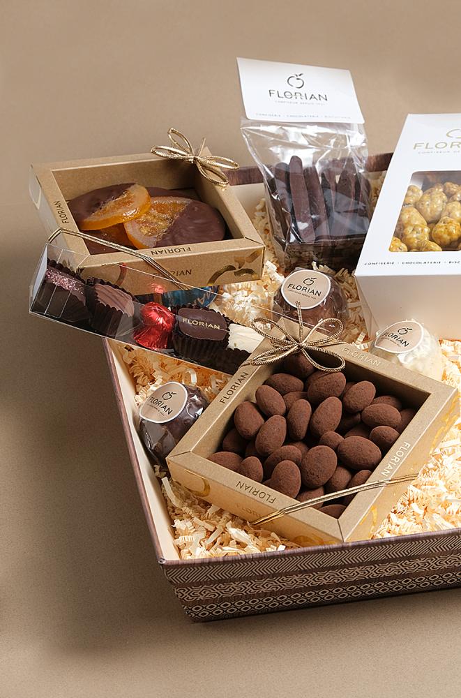panier gourmand au chocolat