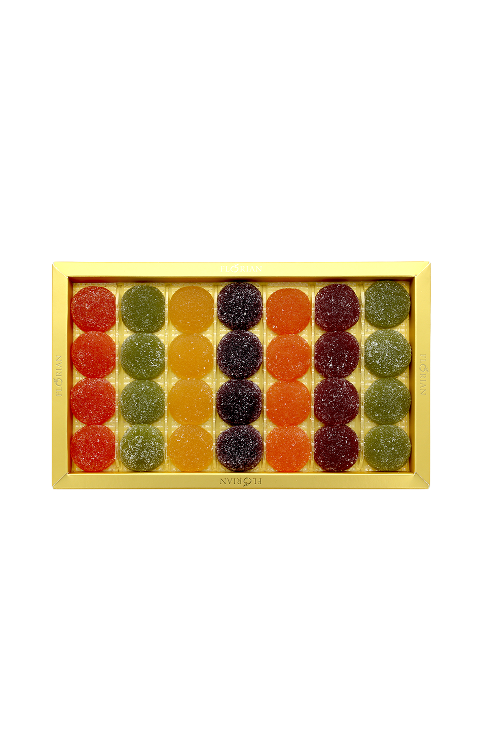 Pâtes de fruits formes fruits - Boîte métal 680 g