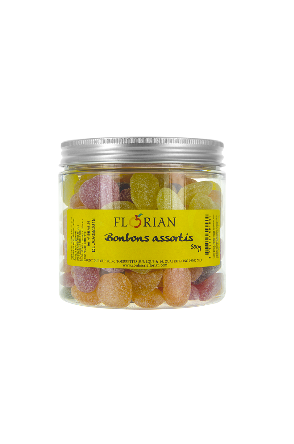Boite de bonbons acidulés artisanaux - Confiserie Florian
