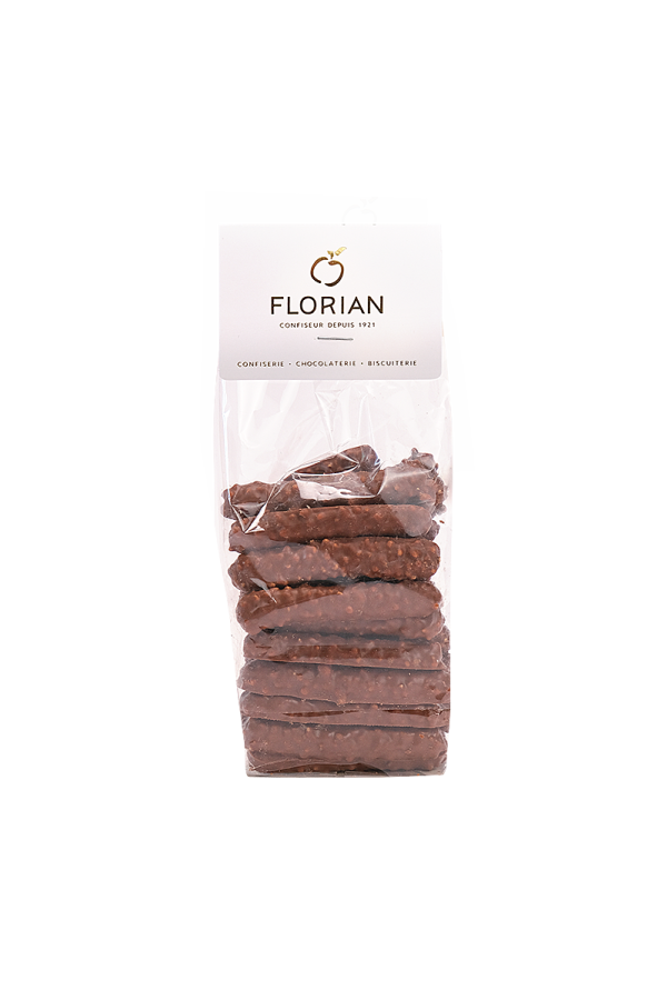 orangette au chocolat au lait et noisettes - Confiserie Florian