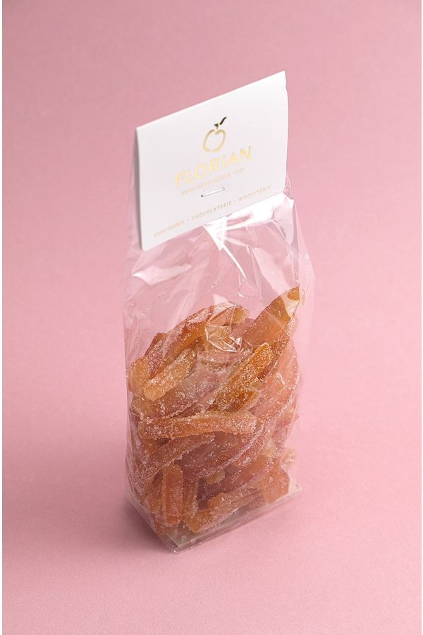 Orangettes au sucre en sachet - Confiserie Florian