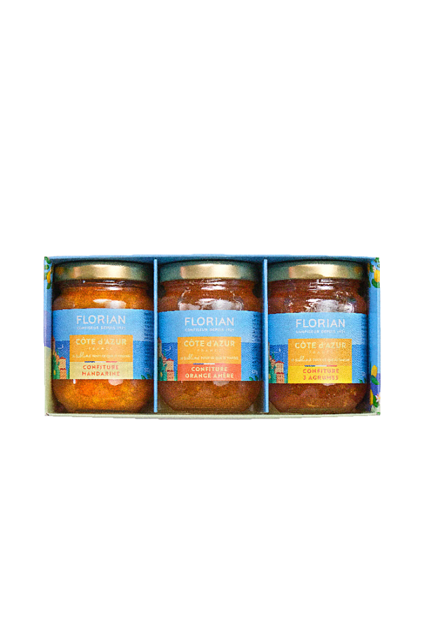 Coffret de 3 confitures aux agrumes - Confiserie Florian