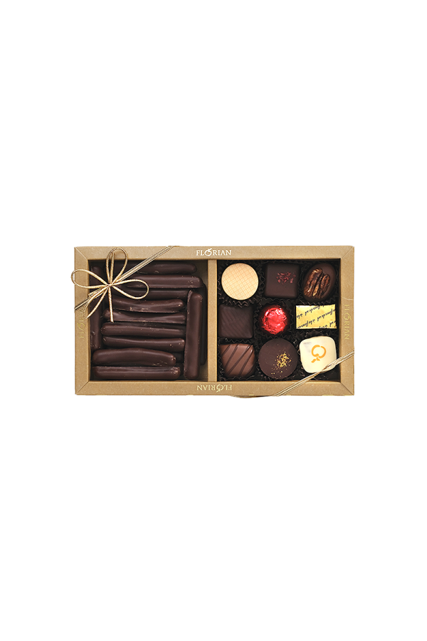 Coffret cadeau chocolat duo tradition - Confiserie Florian