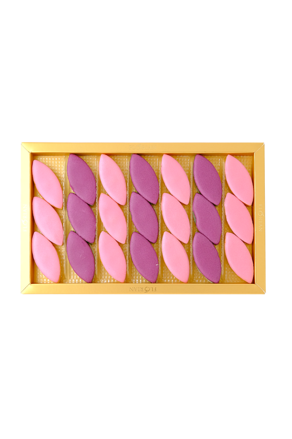 Coffret de calissons à la rose et à la violette - Confiserie Florian