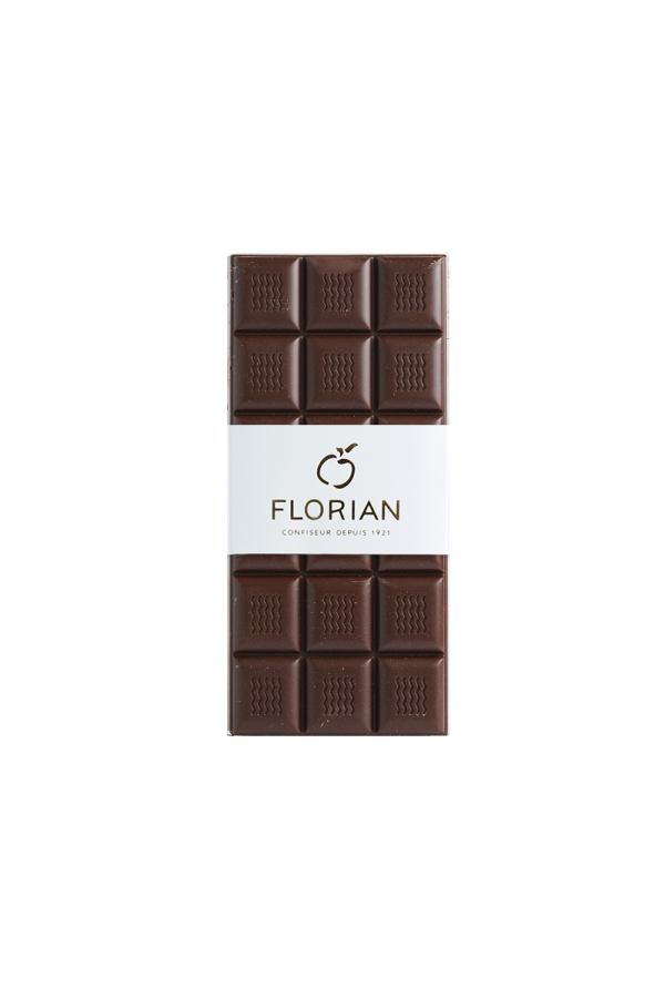 Tablette de chocolat noir - Confiserie Florian