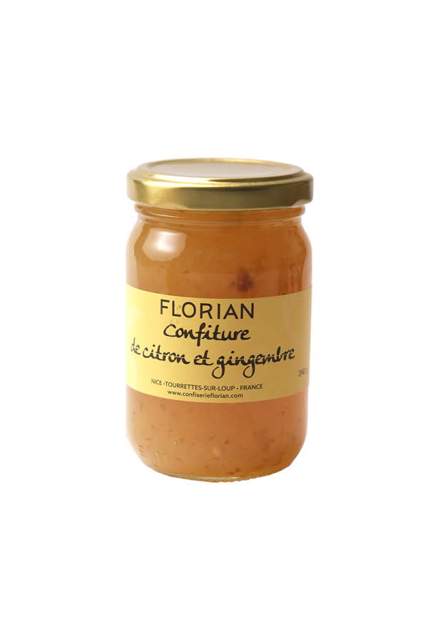 Confiture artisanale de citron et gingembre - Confiserie Florian