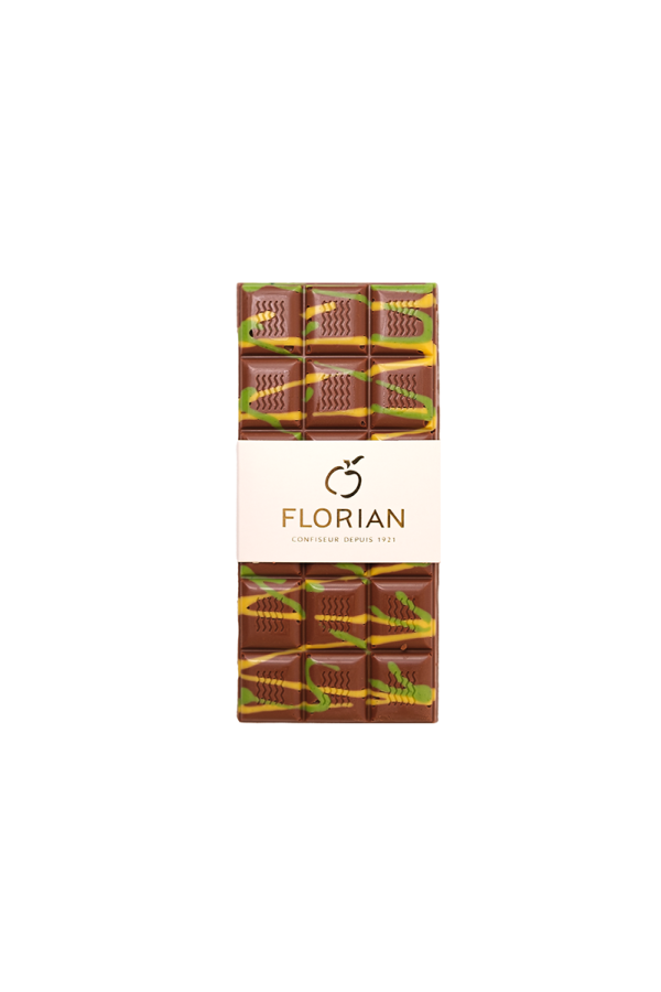 Tablette de chocolat façon Dubaï - Confiserie Florian