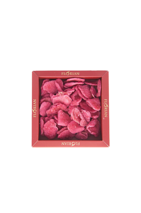Pétales de rose cristallisés 80g