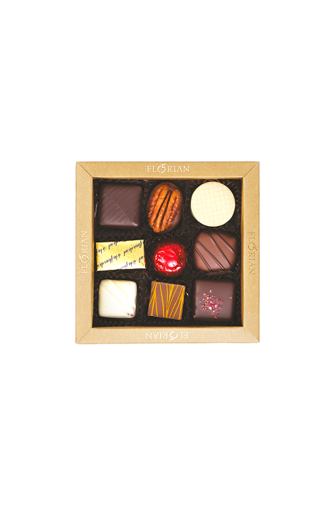 Boîte de 9 chocolats confiseur - Confiserie Florian