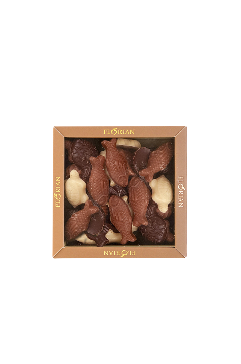 Boîte de friture en chocolat de Pâques - Confiserie Florian
