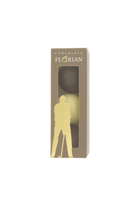 Balles de golf aux 3 chocolats