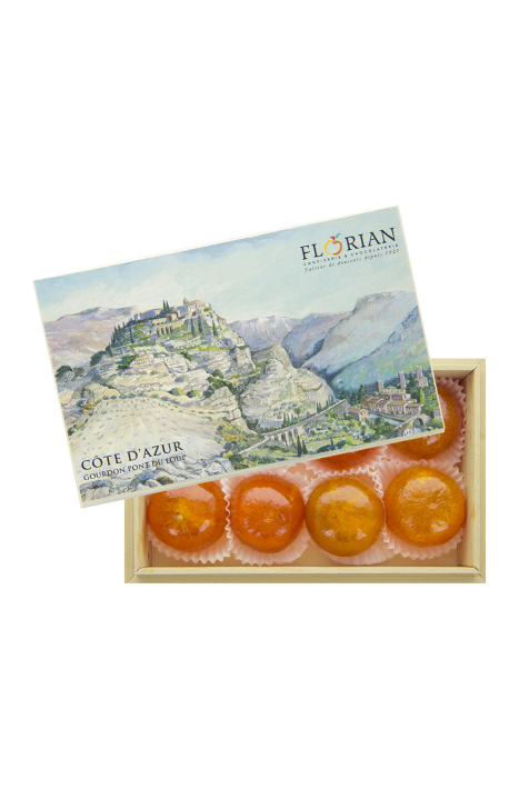 Coffret cadeau clémentines confites Gourdon