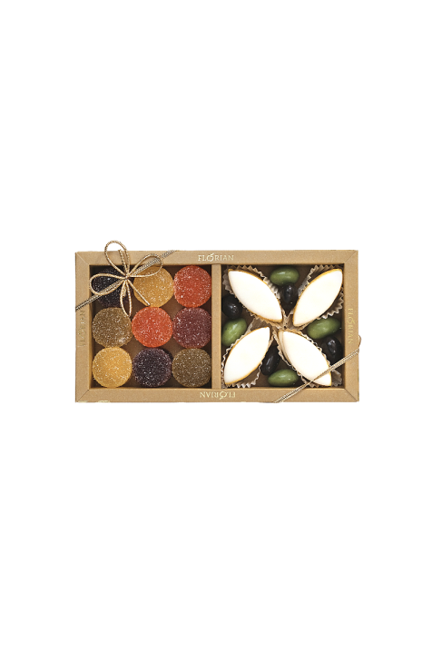 Duo de Provence: calissons, pâtes de fruits, olives en chocolat - Confiserie Florian