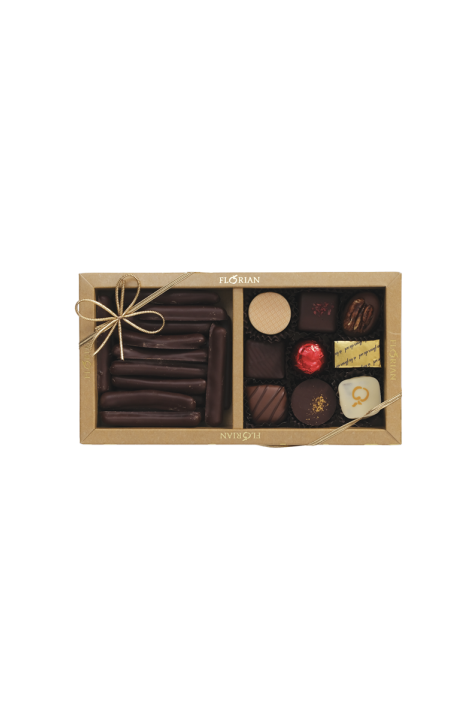 Coffret cadeau chocolat duo tradition - Confiserie Florian