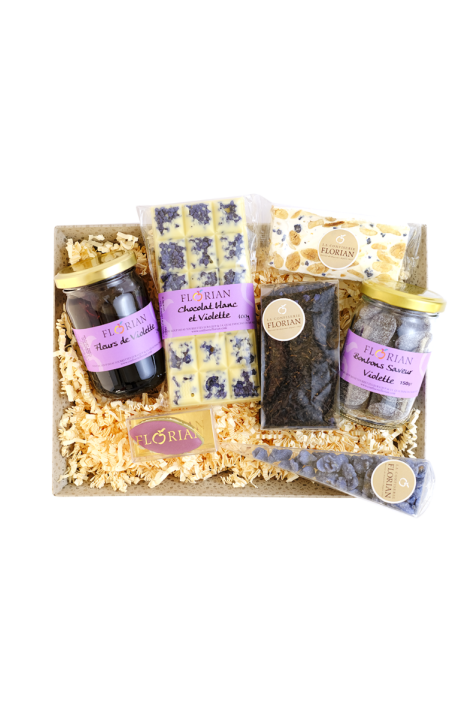 Panier gourmand "La Violette dans tous ses états"