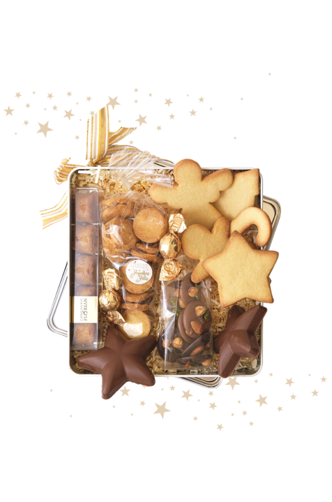 Boîte à biscuits de Noël