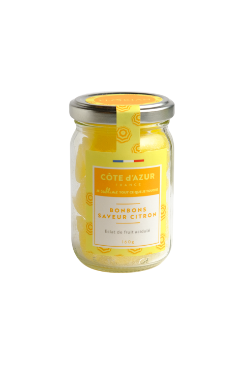 Bonbons saveur citron - Edition limitée Côte d'Azur France