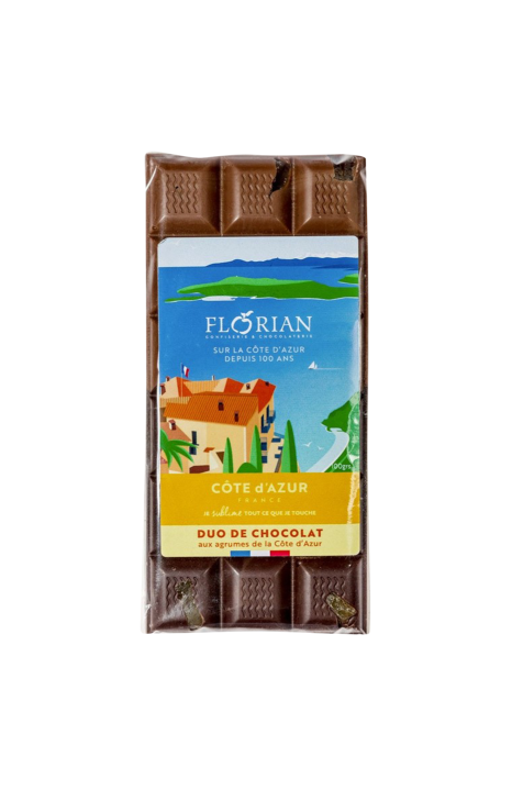 Tablette Duo de chocolat aux agrumes de la Côte d'Azur