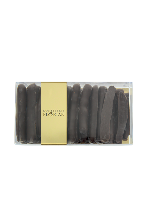 boîte orangette au chocolat noir 250g