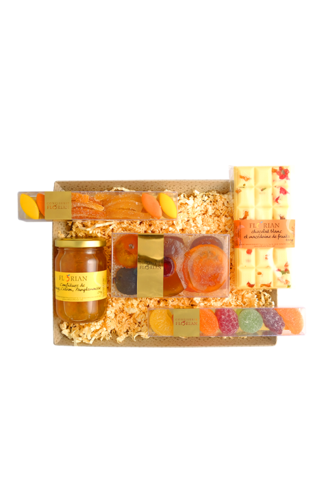 Panier gourmand fruits du soleil - Confiserie Florian