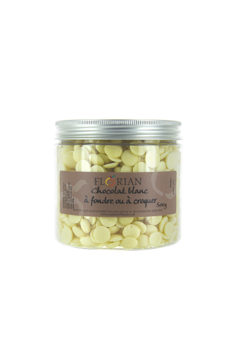 pépite de chocolat blanc pot 500g