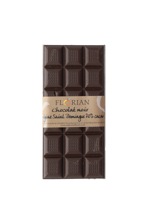 tablette de chocolat noir 70%