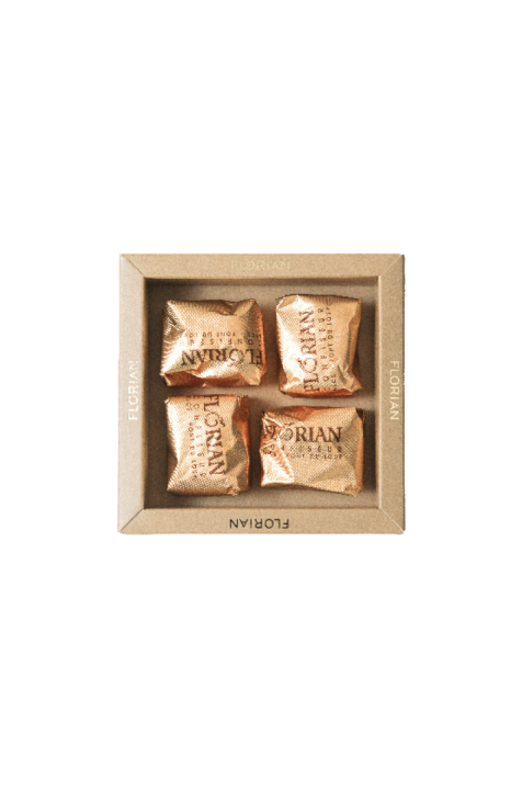 Boîte de 4 marrons glacés - Confiserie Florian