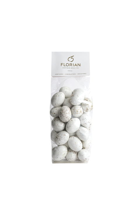 Œufs de mouette en chocolat fourrés au praliné - Confiserie Florian