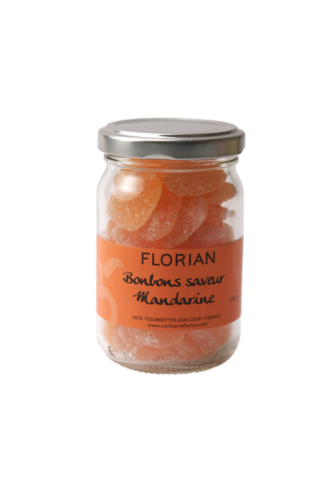 Bonbons saveur mandarine - Confiserie Florian