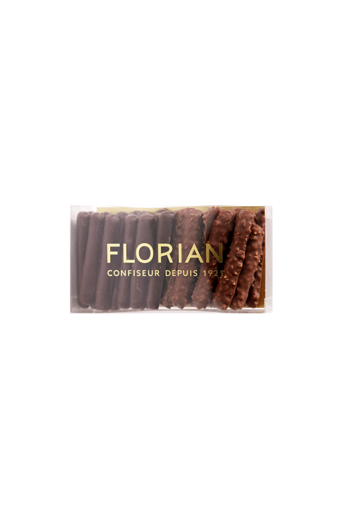 orangettes au chocolat boite mixte 250g - florangette - Confiserie Florian