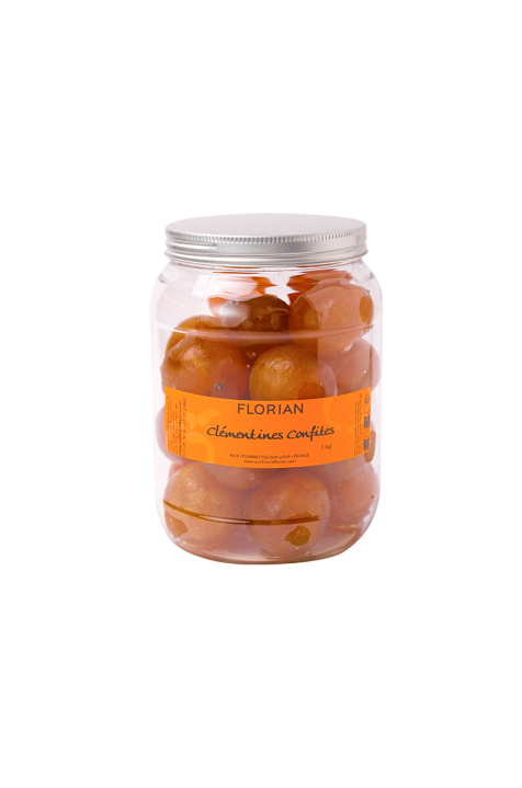 Clémentines confites artisanales boîte de 1kg - Confiserie Florian