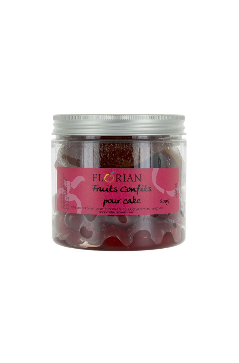 fruits confits pour la pâtisserie, gâteaux, cakes - Confiserie Florian