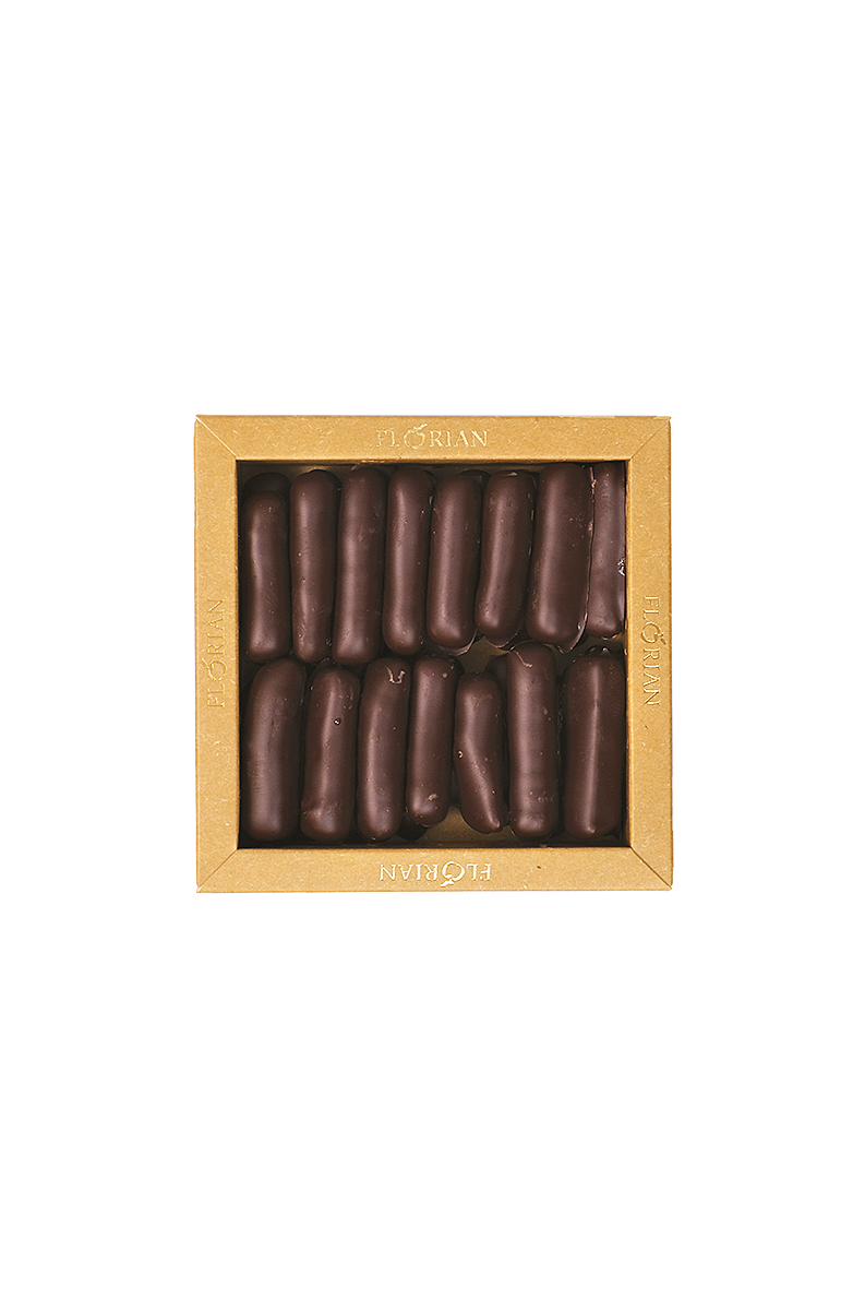 Gingembre au chocolat noir boite 180g - Confiserie Florian