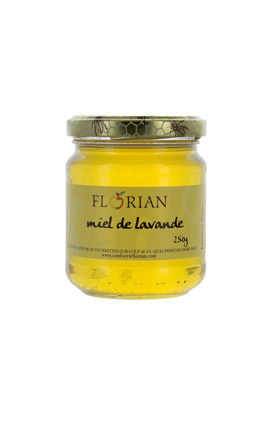 Miel de lavande pot en verre 250g