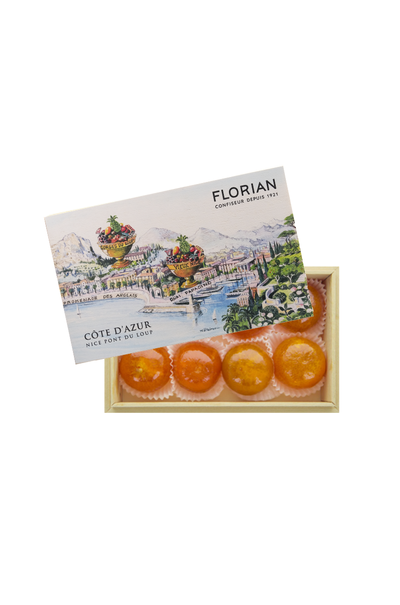 Coffret clémentines confites Côte d'Azur - Confiserie Florian