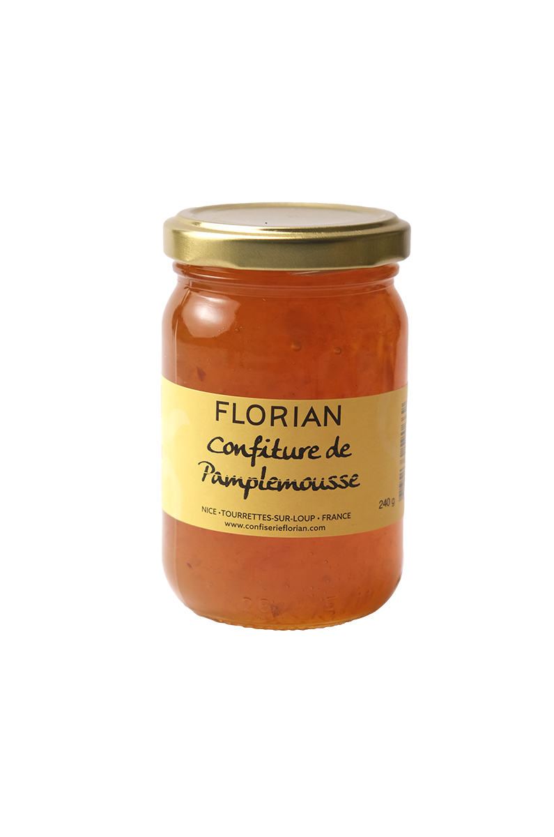 confiture de pamplemousse artisanale pot en verre 240g