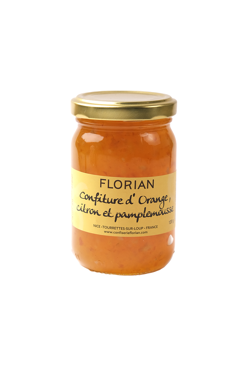 confiture artisanale 3 agrumes - Confiserie Florian