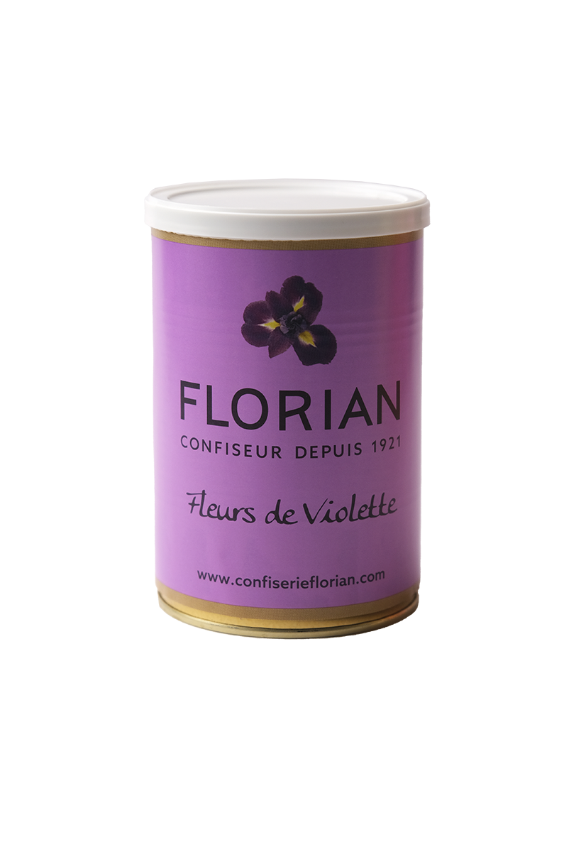 Délice de fleurs de violettes - Boite métal de 500g