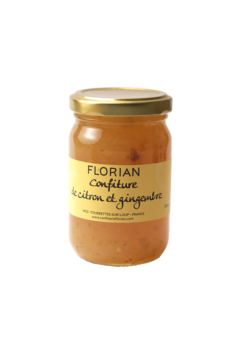 Confiture artisanale de citron et gingembre - Confiserie Florian