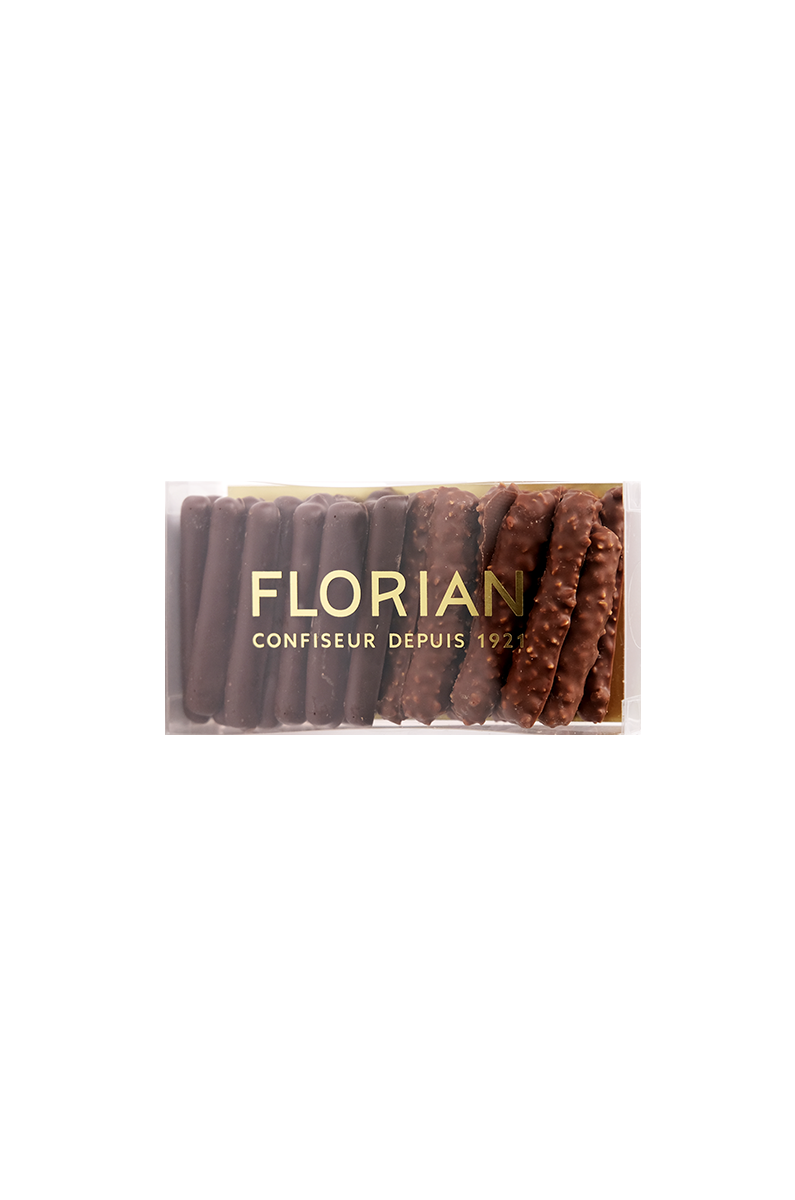 orangettes au chocolat boite mixte 250g - florangette - Confiserie Florian