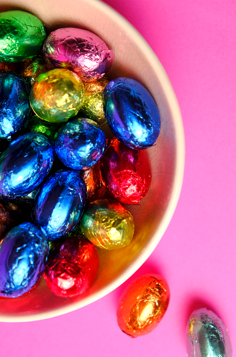 Œufs de Pâques en chocolat