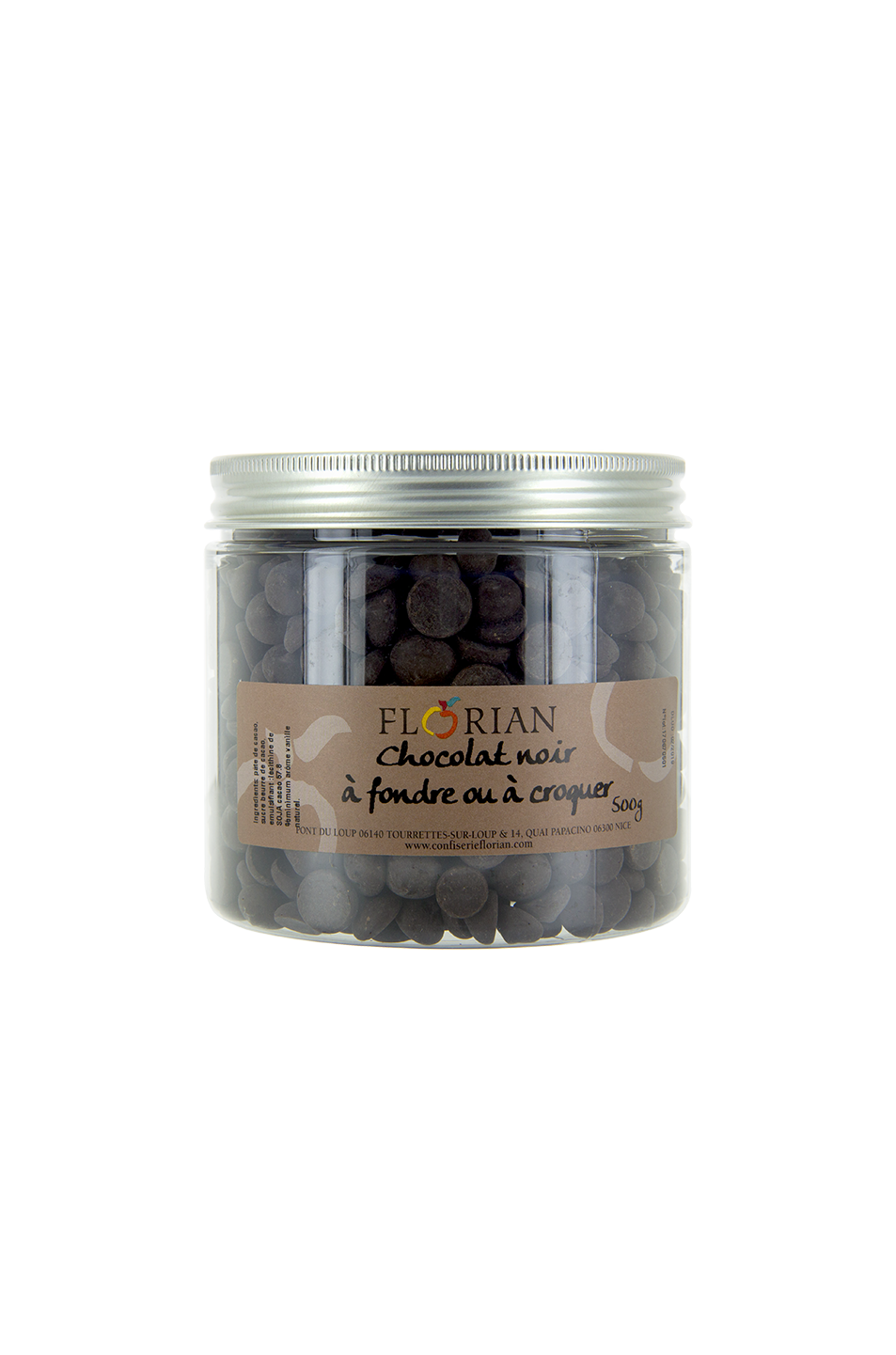 pépite de chocolat noir pot 500g